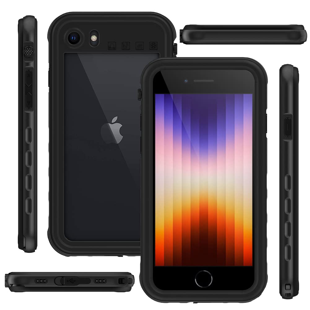 iPhone SE（第3世代）ブラック 本体　 （新品防水ケース付き） Amazon.co.jp: iPhone SE3防水ケース2022 [第3/2世代] iPhone8防水